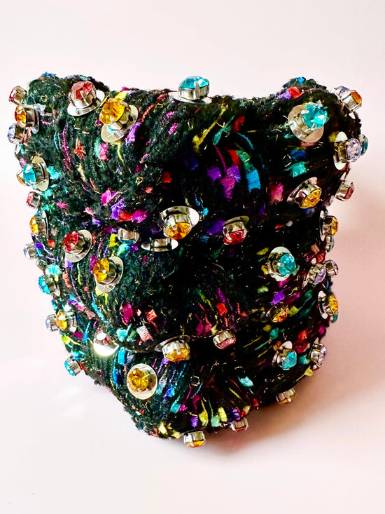 Load image into Gallery viewer, Black confetti headband
