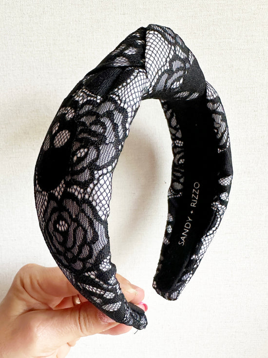 Load image into Gallery viewer, Skull Lace Headband
