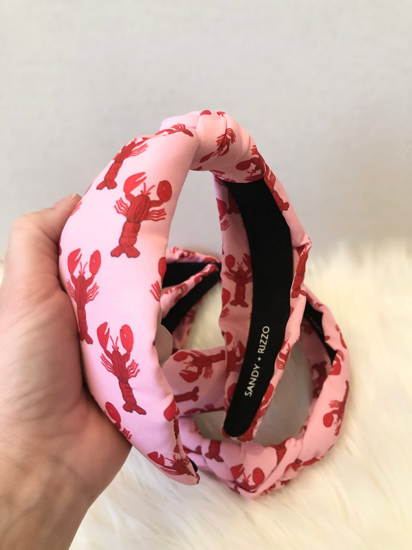 Load image into Gallery viewer, Pink Crawfish Headband
